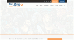 Desktop Screenshot of cultureandanimals.org